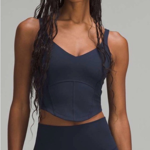 lululemon athletica Tops - Lululemon Align Corset Tank Top *Light Support, A/B Cup True Navy